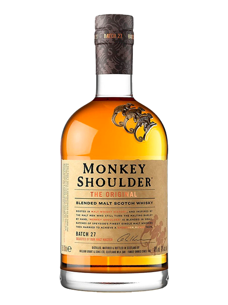 Monkey Shoulder whisky escocés blended malt 70 cl botella de cristal - Imagen 2