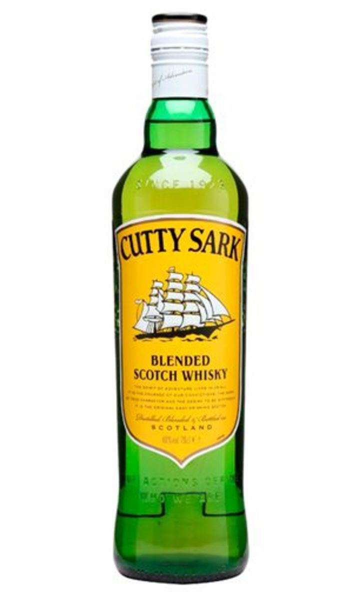 Whisky escocés blended Cutty Sark botella 1 L